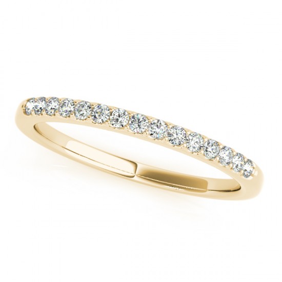 Diamond Wedding Ring Band 14k Yellow Gold (0.23ct)
