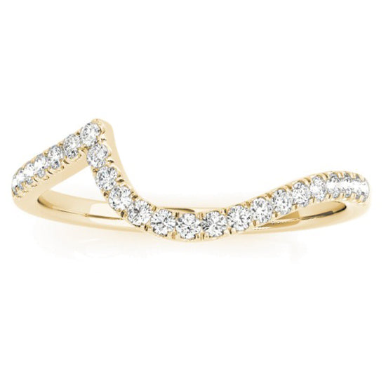 Lab Diamond Halo Swirl Bridal Engagement Ring Set14k Yellow Gold 0.43ct