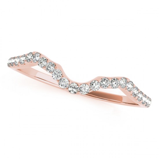 Twisted Round Moissanite Bridal Sets 14k Rose Gold (1.57ct)