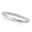 Diamond Wedding Ring Band 14k White Gold (0.23ct)