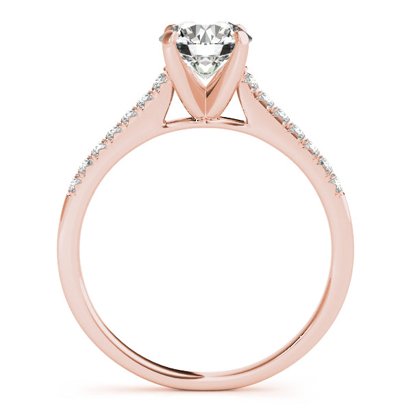 Diamond Single Row Bridal Set 18k Rose Gold (0.22ct)