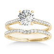 Diamond Single Row Bridal Set 18k Yellow Gold (0.22ct)