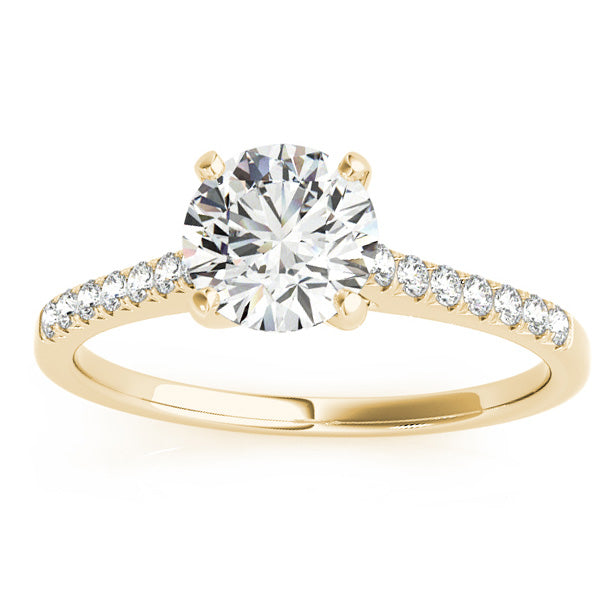 Diamond Single Row Bridal Set 18k Yellow Gold (0.22ct)