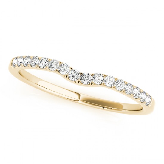 Diamond Single Row Bridal Set 18k Yellow Gold (0.22ct)