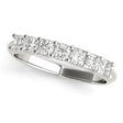 Lab Diamond Princess-cut Wedding Band Ring 14k White Gold 0.70ct