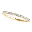 Diamond Prong Wedding Band 14k Yellow Gold (0.14ct)