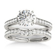 Diamond Accent Bridal Set 18k White Gold (0.48ct)