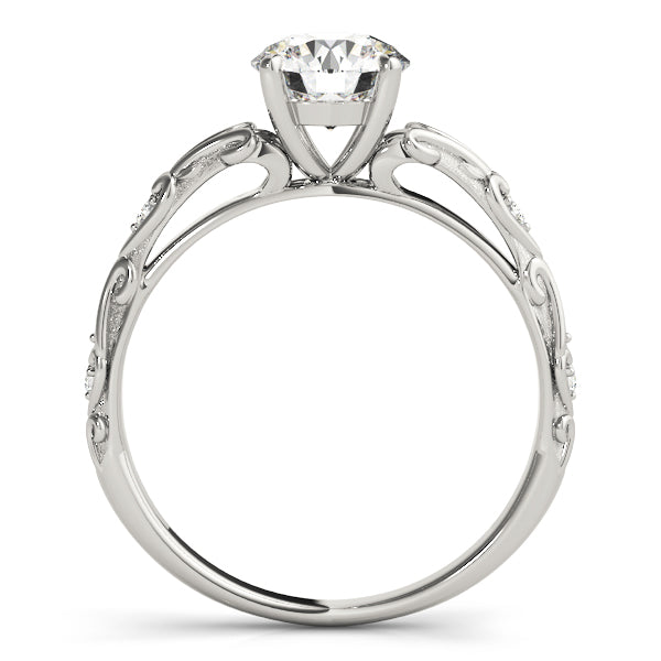 Lab Diamond Antique Style Bridal Set Palladium (0.07ct)