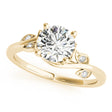 Bypass Floral Lab  Diamond Floral Engagement Ring 18k Yellow Gold (2.00ct)