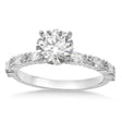 Lab Diamond Marquise Engagement Ring 14k White Gold (0.63ct)