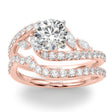 Swirl Design Lab Diamond & Marquise Bridal Set 18K Rose Gold (0.96ct)