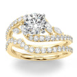 Swirl Design Lab Diamond & Marquise Bridal Set 18K Yellow Gold (0.96ct)
