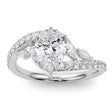 Swirl Design Lab Diamond & Marquise Bridal Set in Platinum (0.96ct)