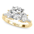Round Lab Diamond Engagement Ring 18K Yellow Gold (4.18ct)
