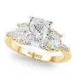 Radiant Lab Diamond Engagement Ring 14K Yellow Gold (4.18ct)