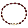 Natural Mozambique Garnet Bracelet 14K Yellow Gold (0.58ct)
