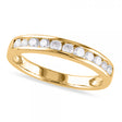 Channel Set Diamond Wedding Band 14k Yellow Gold (0.44ct)