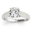 Lucida Solitaire Cathedral Engagement Ring Platinum