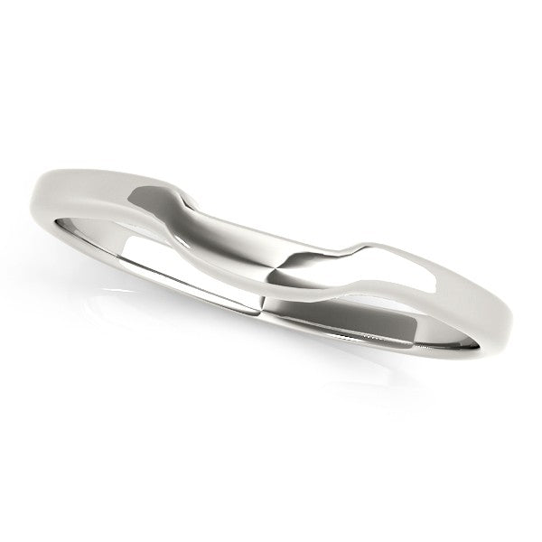 Curved Wedding Band Palladium