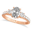 Oval Cut Diamond Engagement Ring 14k Rose Gold (1.40ct)