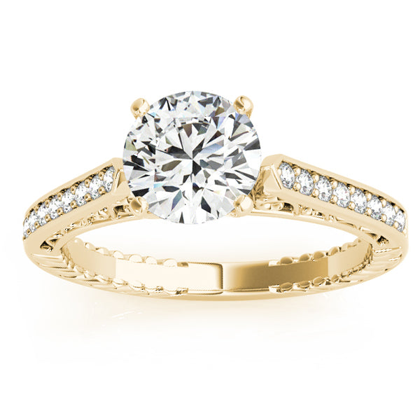 Diamond Antique Style Bridal Set 14k Yellow Gold (0.24ct)
