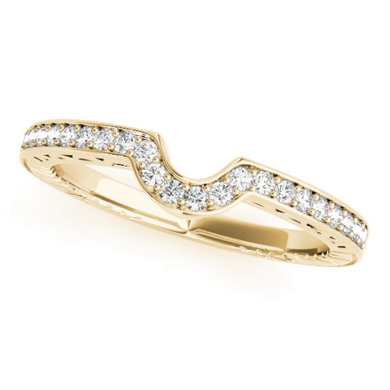 Diamond Antique Style Bridal Set 14k Yellow Gold (0.24ct)
