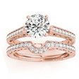 Diamond Antique Style Bridal Set 18k Rose Gold (0.24ct)