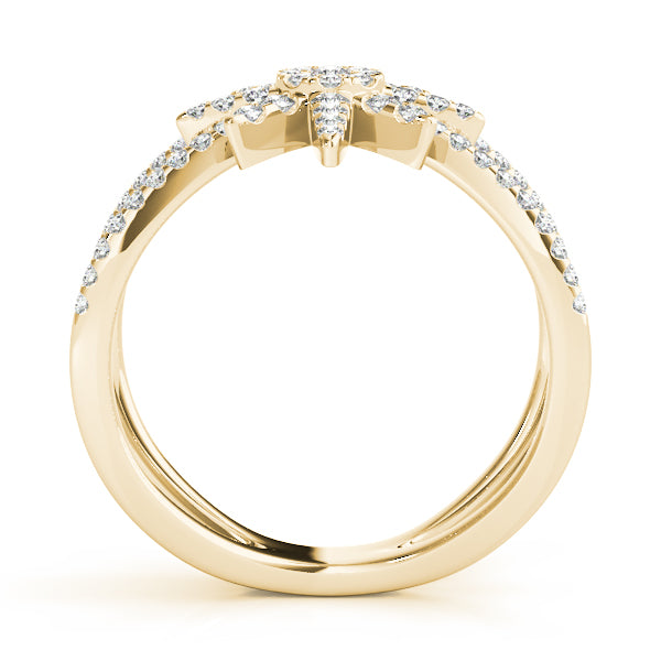 Diamond North Star Fashion Ring 14k Yellow Gold (0.47ct)