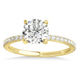 Lab Diamond Hidden Halo Engagement Ring 18k Yellow Gold (0.33ct)