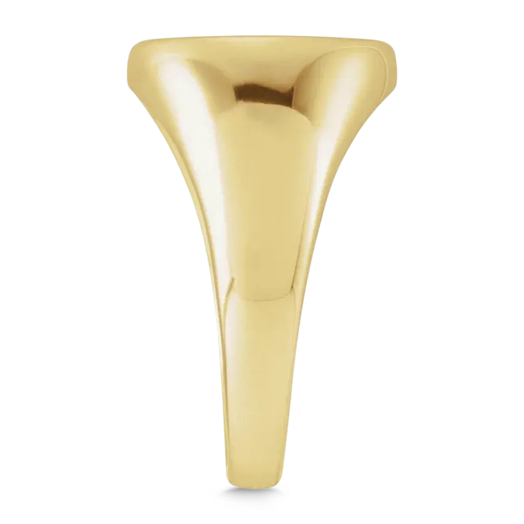 Compass Signet Ring 14K Yellow Gold