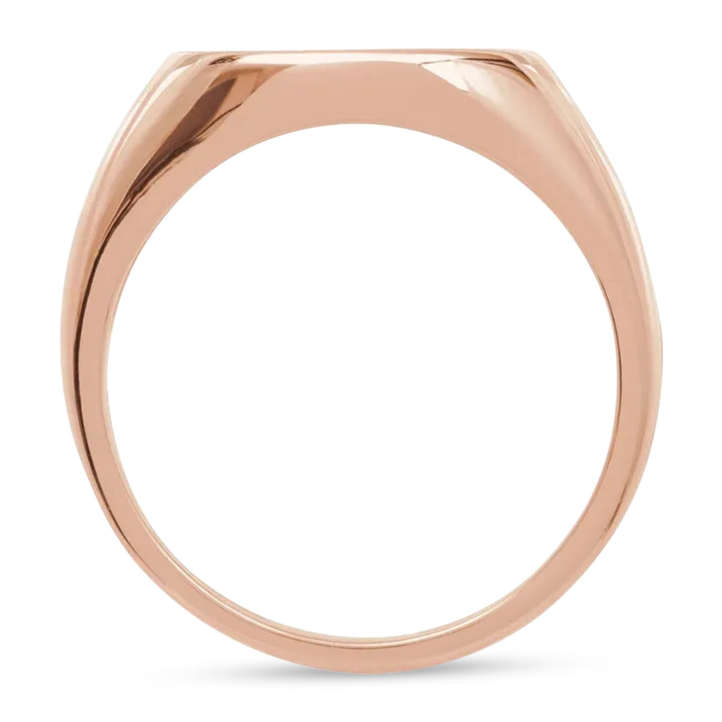 Compass Signet Ring 14K Rose Gold