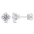 Round Cut Lab  Diamond Stud Earrings 14k White Gold (2.00ct)