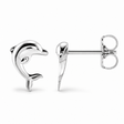 Dolphin Stud Earrings Sterling Silver