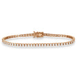Eternity Lab Diamond Tennis Bracelet 14k Rose Gold (3.00ct)