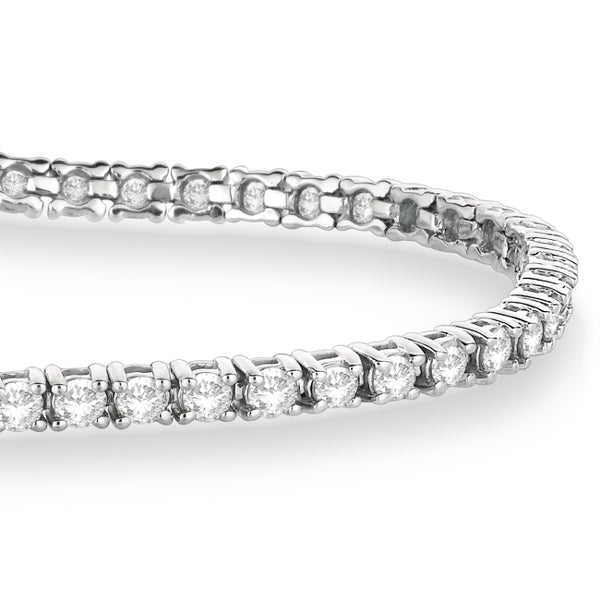 Eternity Lab Grown Diamond Tennis Bracelet 14k White Gold (3.51ct)