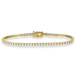 Eternity Diamond Tennis Bracelet 14k Yellow Gold (3.00ct)