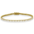 Eternity Lab Diamond Tennis Bracelet 14k Yellow Gold (5.51ct)