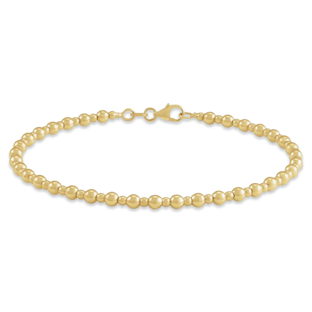 Beaded Bracelet 14K Yellow Gold