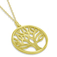 Family Tree of Life Pendant Necklace 14k Yellow Gold