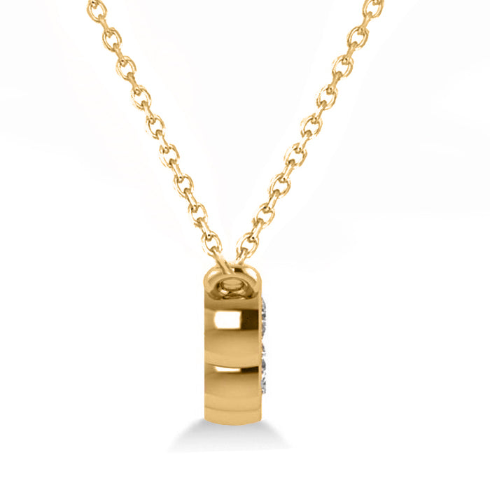 Diamond & Opal 5-Stone Pendant Necklace 14k Yellow Gold 2.00ct