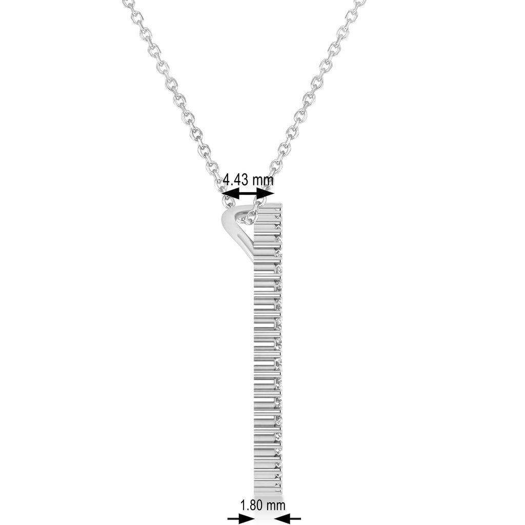 Diamond Circle of Life Charm Pendant Necklace 14k White Gold (0.68ct)