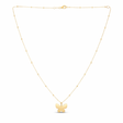 Butterfly Pendant Necklace in 14k Yellow Gold
