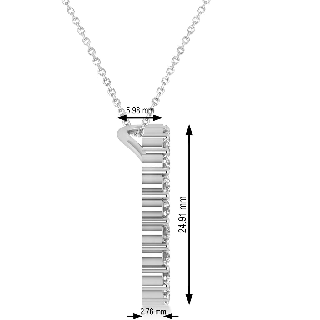 Diamond Circle of Life Pendant Necklace 14k White Gold (2.10ct)