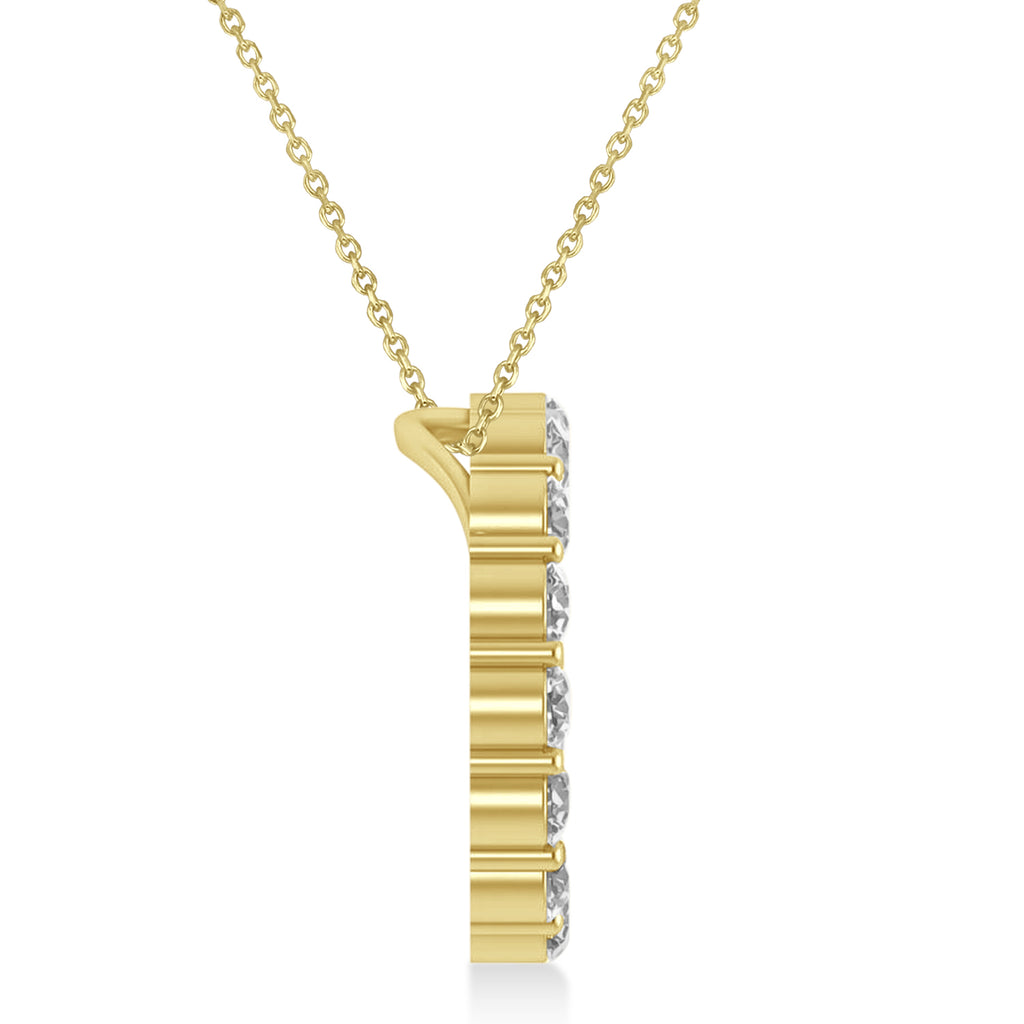 Lab Grown Diamond Circle of Life Pendant Necklace 14k Yellow Gold (3.75ct)