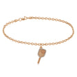 Diamond Pickle Paddle Bracelet 14K Rose Gold (0.24ct)