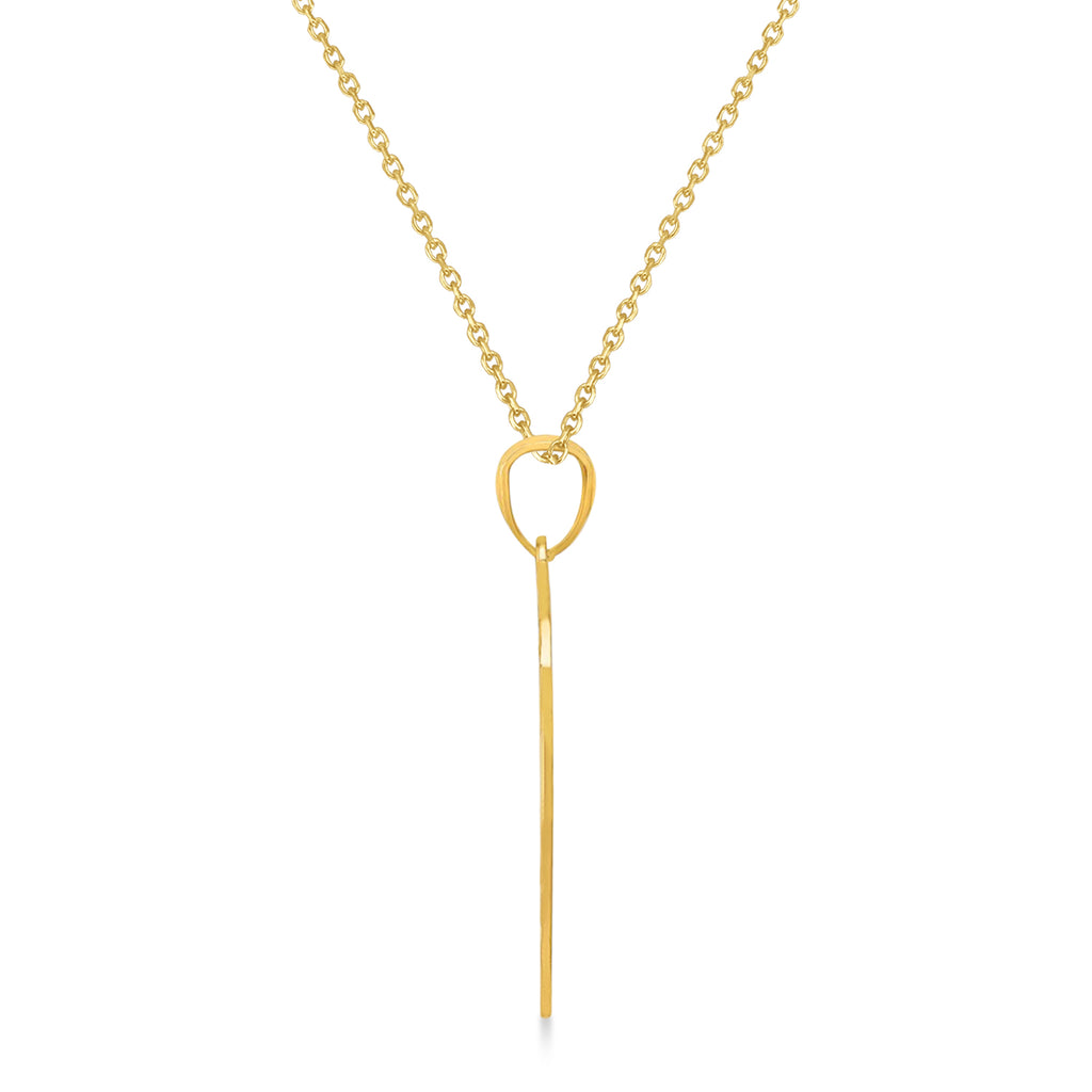 Basketball Charm Men's Pendant Necklace 14K Yellow Gold