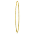 Diamond-Cut Slip On Stackable Bangle Bracelet 14k Yellow Gold