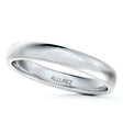 Dome Comfort Fit Wedding Ring Band 18k White Gold (3mm)