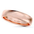 Dome Comfort Fit Wedding Ring Band 14k Rose Gold (4mm)
