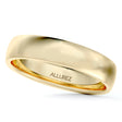 Dome Comfort Fit Wedding Ring Band 18k Yellow Gold (4mm)